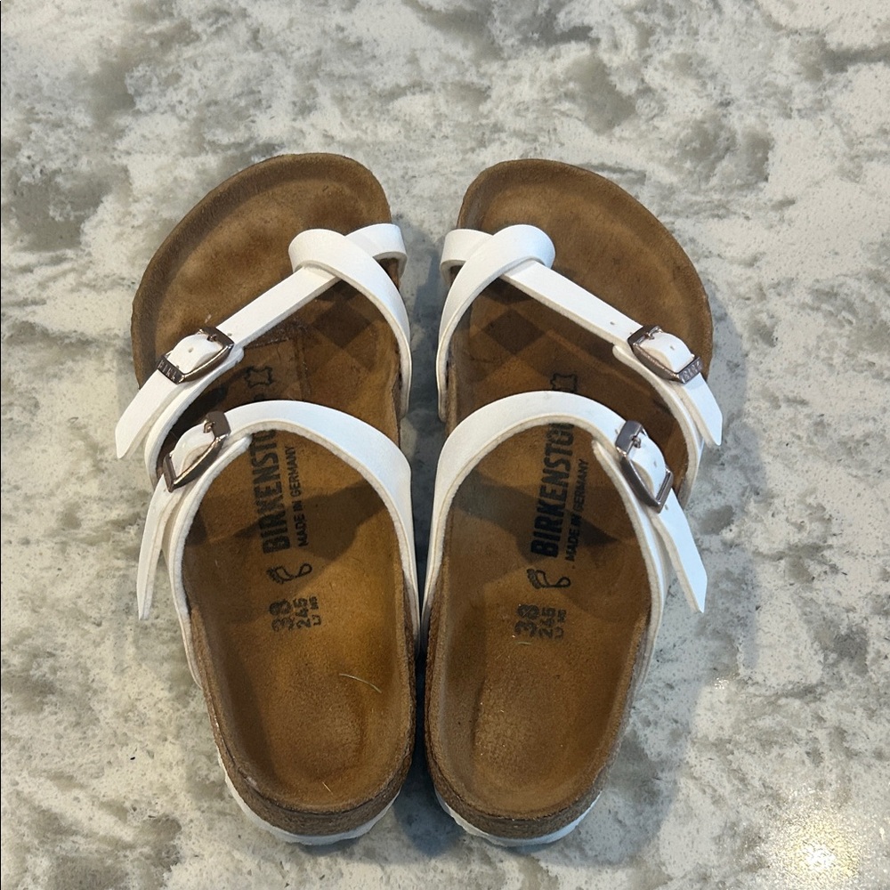 Birkenstock White Sandals